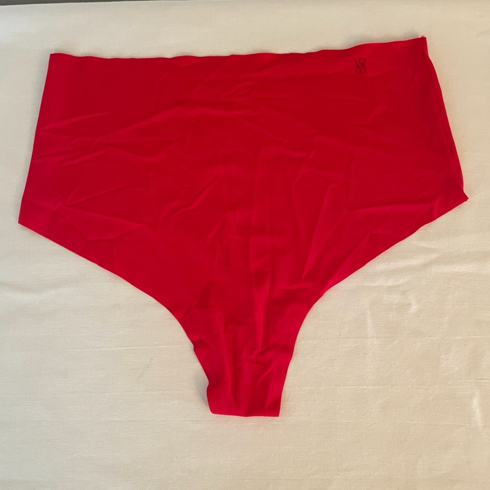 NWT 4 pairs Victoria Secret high cut leg, high waist thong panties size L